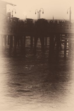 Santa Monica Pier clipart
