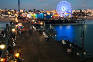 Santa Monica Pier clipart