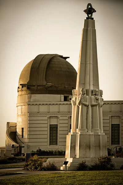 Monumento degli astronomi a Griffith Park — Foto Stock