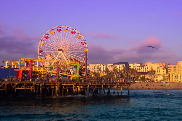 Seebrücke Santa Monica — Stockfoto