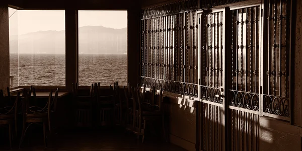 Vista interior de um resort — Fotografia de Stock