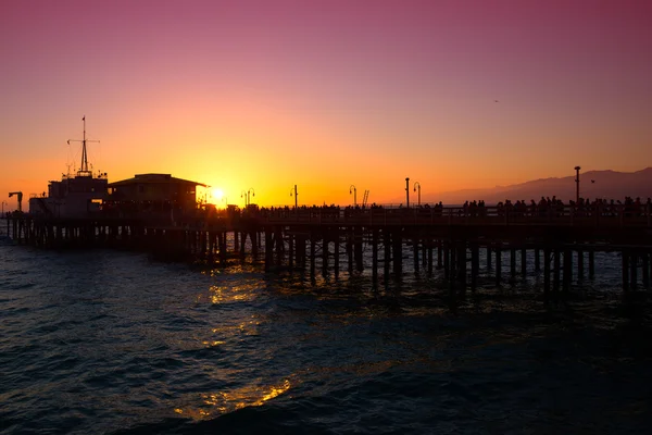 Seebrücke Santa Monica — Stockfoto