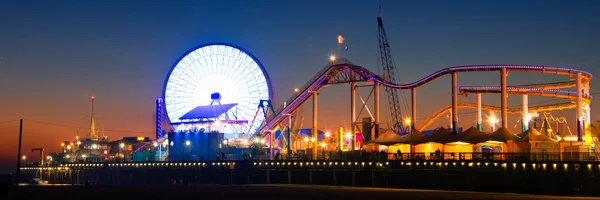 Seebrücke Santa Monica — Stockfoto