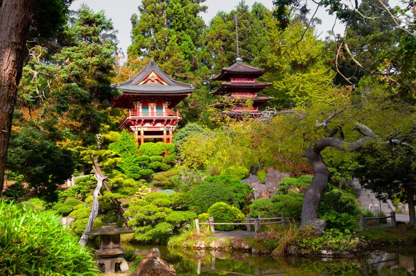 Jardín de té japonés — Foto de Stock
