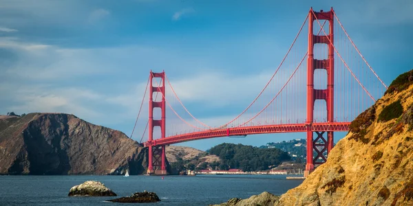 Ponte cancello dorato — Foto Stock