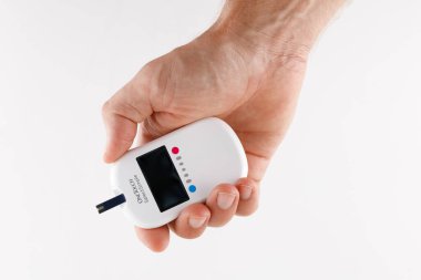 LVIV, UKRAINE - August 27, 2021: One touch celect diabetes sugar level