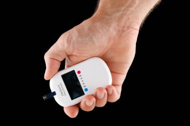 LVIV, UKRAINE - August 27, 2021: One touch celect diabetes sugar level