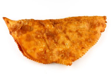 Chebureks delicious meat pie isolate