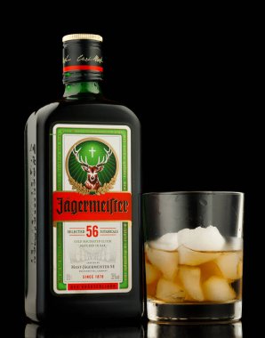 LVIV, UKRAINE - September 14, 2021: jagermeister German liqueur
