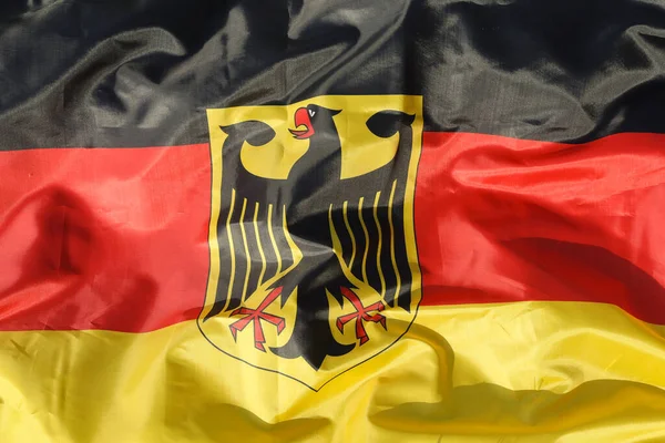Germany Flag Eagle Close — Stock fotografie