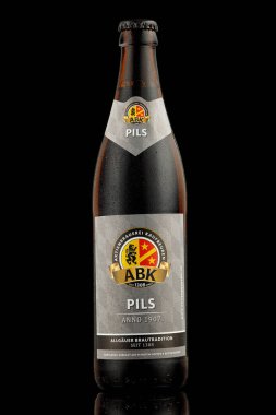 LVIV, UKRAINE - October 13, 2021: ABK Pils German beer