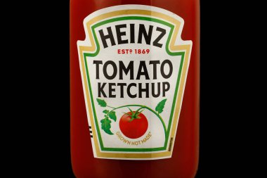 LVIV, UKRAINE - January 06, 2022: Heinz tomato ketchup