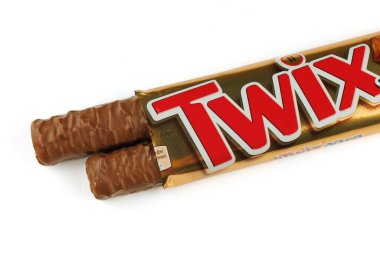 LVIV, UKRAINE - January 02, 2022: Twix Xtra chocolate bar
