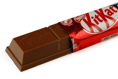 LVIV, UKRAINE - January 02, 2022: KitKat Chunky popcorn