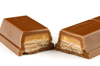 LVIV, UKRAINE - January 02, 2022: KitKat Chunky popcorn