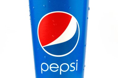 LVIV, UKRAINE - February 02, 2022: Pepsi paper cup isolate