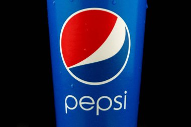 LVIV, UKRAINE - February 02, 2022: Pepsi paper cup