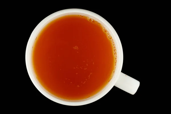 Zielona Herbata Filiżance Czarnym Tle — Zdjęcie stockowe