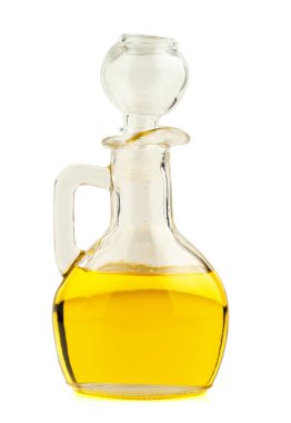 Glass vessel with oil isolate