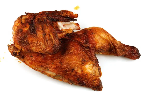 Roasted Chicken Part Isolate White Background — Foto Stock