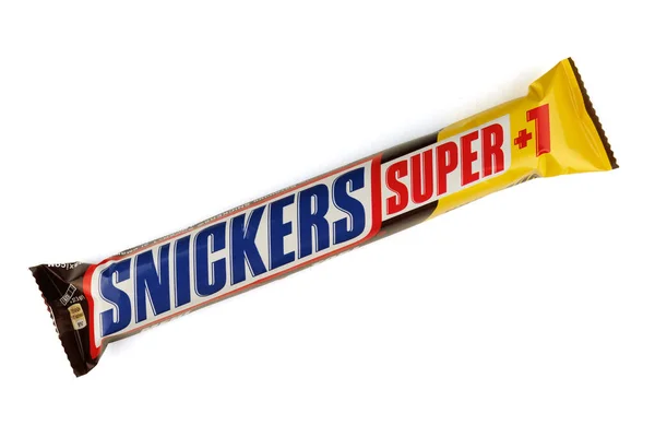 Lviv Ukraine March 2022 Snickers Super —  Fotos de Stock