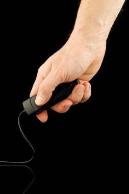 Wired remote control camera in hand