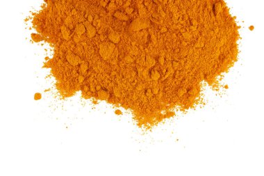 turmeric powder place for text cope space