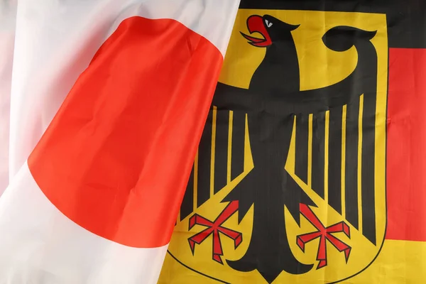 Flag Germany Japan — Stock fotografie