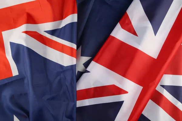 Flag Australia Great Britain — Stockfoto