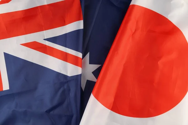 Flag Australia Japan — Photo