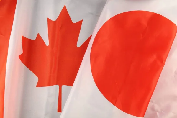 Flag Canada Japan — 图库照片