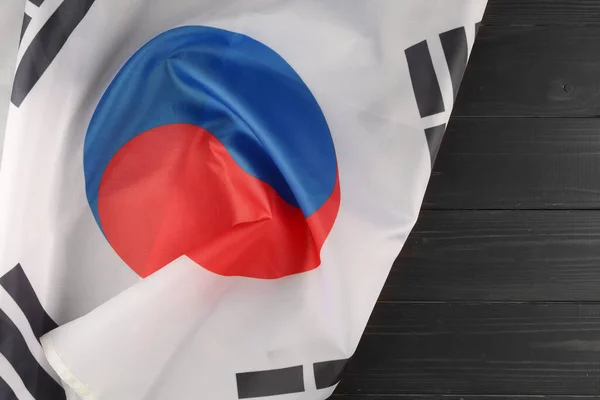 テキストスコープスペースのための韓国の場所の旗 — ストック写真