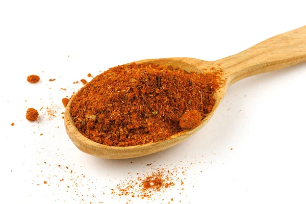 Seasoning Meat Wooden Spoon — Foto Stock