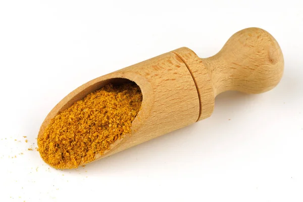 Curry Powder Seasoning Scoop — 图库照片