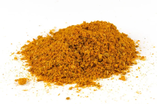Curry Powder Seasoning Isolate Close — 스톡 사진