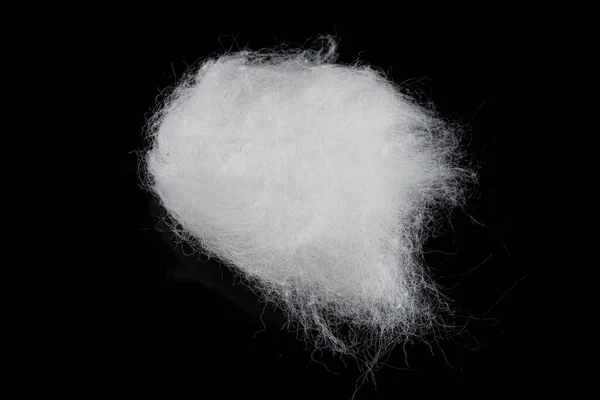 Medical Cotton Wool Black Background — Stock Photo, Image
