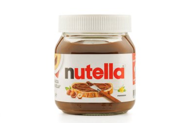 LVIV, UKRAINE - May 29, 2022: Nutella isolate