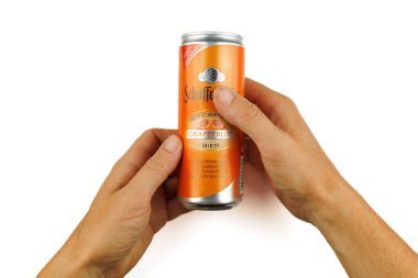 LVIV, UKRAINE - May 29, 2022: Schofferhofer grapefruit bier