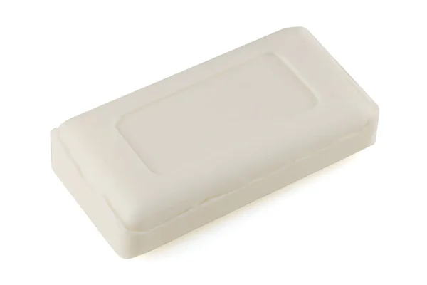 White Soap White Background Isolate — Fotografie, imagine de stoc