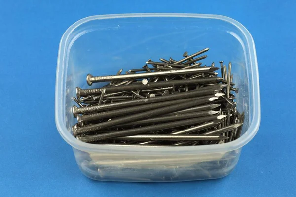 Nails Box Construction Nails — Foto de Stock