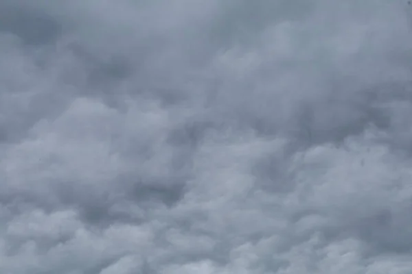 Heavy gray clouds before rain