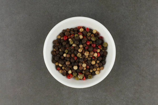 Peppers Mix Seasoning Plate — Fotografia de Stock