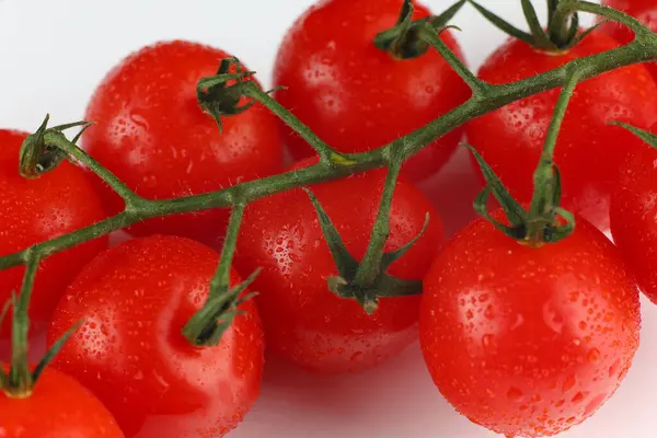 Cherry Tomatoes Close Top View — Stockfoto