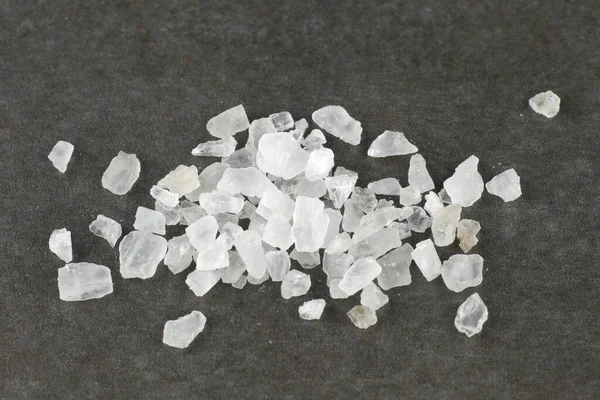 Salt Sea Gray Background Coarse Salt Crystals — Stock Photo, Image