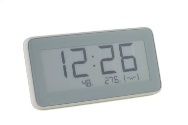LVIV, UKRAINE - July 20, 2022: Xiaomi room clock