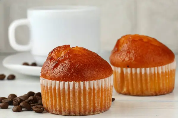 Muffins Coffee Kitchen Baked Breakfast — Stock fotografie