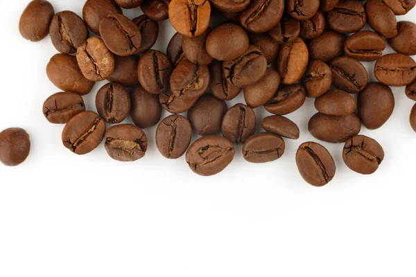 Coffee Beans Isolate White — Stock Photo, Image