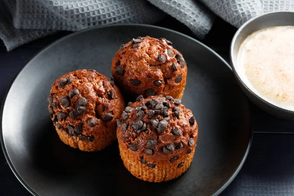 Muffiny Čokoládové Cupcakes Cappuccino — Stock fotografie