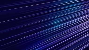 Bağlantı çizgileri ve noktalarının soyut çizgileri. Akışkan veri kavramı. 4K video