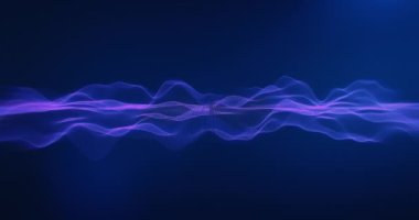 Metaevren verileri. Sanal gerçekliğin içinde soyut arka plandaki verilerin evreni. Bulut hesaplama konsepti. 4K video.